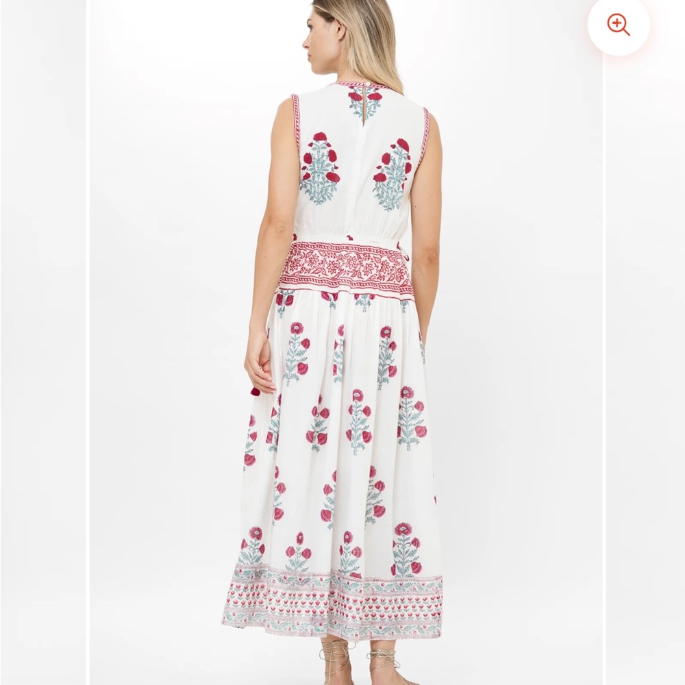 OLIPHANT Sleeveless Piped Maxi - Napa Red large - Picture 4 of 8